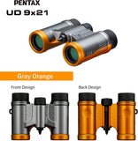 Pentax 9x21 UD Binoculars (Gray/Orange)