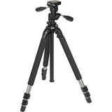 Slik Pro 700DX Tripod with 700DX 3-Way Pan-and-Tilt Head (Titanium Finish)