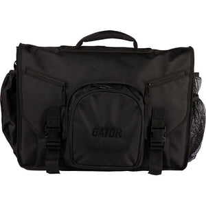 Gator Cases Club Series DJ Controller Messenger Bag with Bright Orange Interior; Fits 19" Controllers (G-CLUB CONTROL)