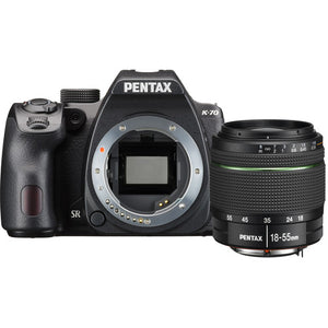 Pentax K-70 24MP DSLR with 18-55mm WR Lens Kit - Black