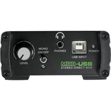 Mackie MDB-USB Stereo DAC Direct Box - The Camera Box