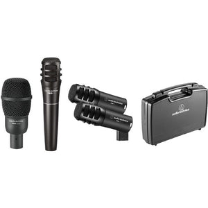 Audio-Technica PRO-DRUM4 Pro Series Drum Microphone Set (4-Piece) - The Camera Box