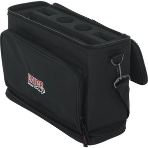 Gator Cases GM-DUALW Padded Carry Bag fits Shure BLX Wireless System with 2 Mics & 2 Body Packs - The Camera Box