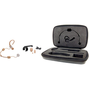 Audio-Technica BP892xCLM3-TH Omnidirectional Earset with Detachable Cable, Locking 3.5mm Connector, Beige