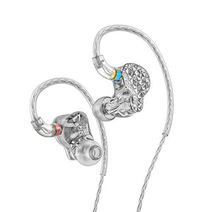 FiiO FA9 Knowles 6 Balanced Armature Driver in-Ear HiFi Earphone (Clear)