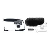 Sennheiser MKE400 Compact Shotgun Camera Mountable Microphone Bundle w/ MZW400 Windscreen