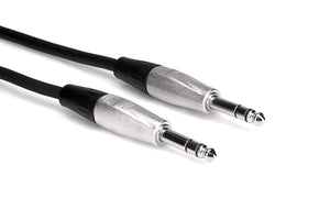 Hosa Technology Balanced 1/4" TRS Male to 1/4" TRS Male Audio Cable (20')