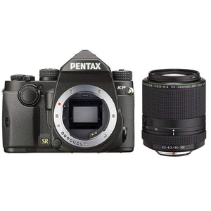 Pentax KP DSLR Camera (Black) with a Pentax HD PENTAX-DA 55-300mm f/4.5-6.3 ED PLM WR RE Lens