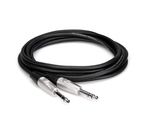 Hosa Technology Balanced 1/4" TRS Male to 1/4" TRS Male Audio Cable (50')