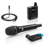 Sennheiser AVX Camera-Mountable Digital Wireless Handheld and Lavalier Combo set - AVX-COMBO SET-4-US