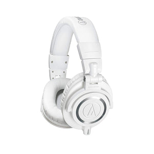 Audio-Technica ATH-M50x Monitor Headphones (White) - The Camera Box