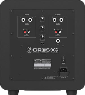 Mackie CR8S-XBT 8" Multimedia Subwoofer with Bluetooth and Volume Controller