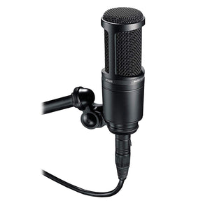 Audio Technica AT2020 Side Address Cardioid Condenser Studio Microphone - The Camera Box