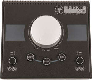 Mackie Big Knob Passive 2x2 Studio Monitor Controller - The Camera Box