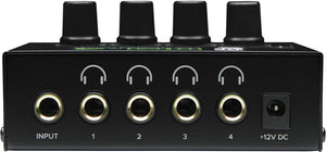 Mackie HM-4 4-Way Headphone Amplifier - The Camera Box