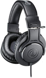 Audio-Technica ATH-M20x Professional Studio Monitor Headphones, Black - The Camera Box