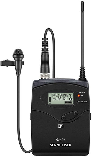 Sennheiser EW100 ENG G4-A1 Wireless System with EK 100 G4 Diversity Receiver, Frequency Band A1 (470 to 516 MHz) with a Sennheiser E-835 Microphone