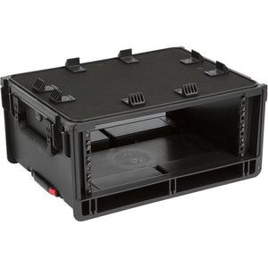 SKB Injection-Molded 4-RU Studio Flyer Rack Case