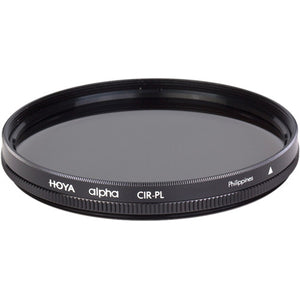 Hoya 58mm Alpha Circular Polarizer Filter - Optical Glass w/ Plastic Case