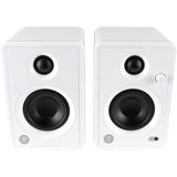 Mackie CR3-XBT Creative Reference Series 3" Multimedia Monitors w/Bluetooth (Pair, Limited-Edition White)