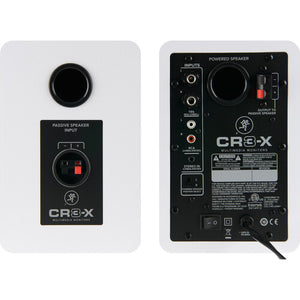 Mackie CR3-X Creative Reference Series 3" Multimedia Monitors 50W Amplifier (Pair, Limited-Edition White)