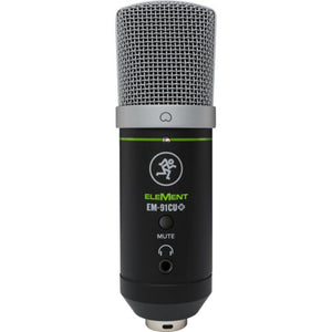 Mackie EM-91CU+ EleMent Series USB Condenser Microphone with Onboard Mute Button