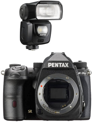 Pentax K-3 Mark III Body DSLR Camera with Pentax AF540FGZ II Flash (Black)