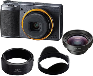 Ricoh GR III Street Edition Digital Camera with GW-4 Wide Conversion Lens and GA-1 Lens Adapter