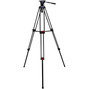 RedLine 7518-3 Professional Video Tripod w/ F18-3 Fluid Head, Dual Side Handles