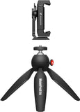 Sennheiser XSW-D Portable Lav Mobile Kit with Transmitter, Receiver, Lapel Mic, Mounts & Manfrotto PIXI Tabletop Stand